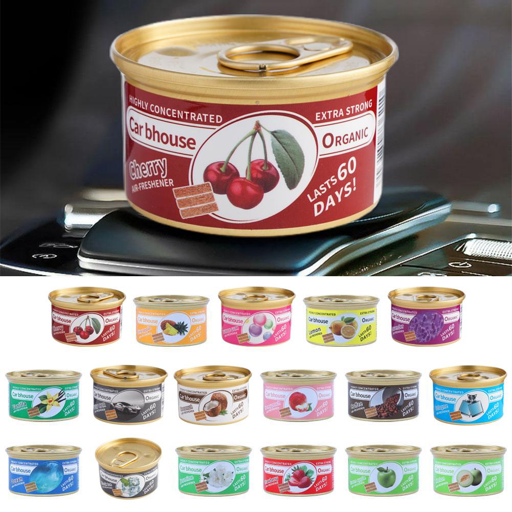 Home Fragrance Best - Auto Luchtverfrisser Kauwgom Geur Organische Blikjes